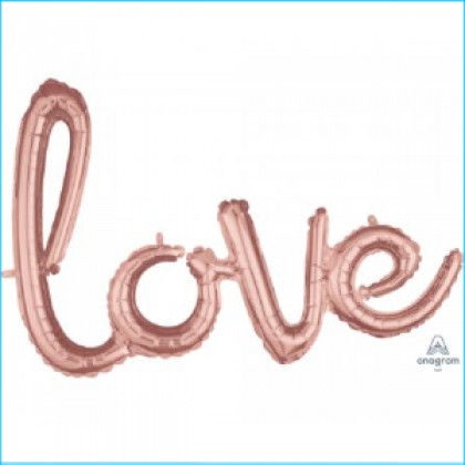 G40 Script Phrase Love Rose Gold