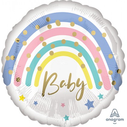 S40 17" Pastel Rainbow Baby Standard HX®