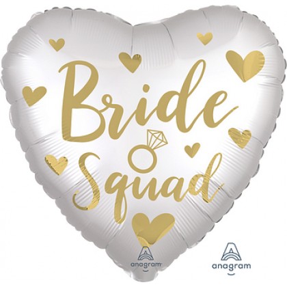 S40 18H XL SATIN BRIDE SQUAD