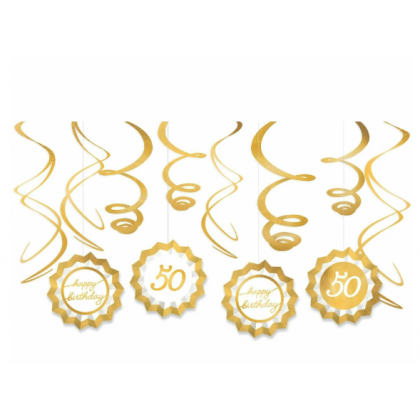 GOLDEN AGE BDAY 50TH-FS DECO KIT