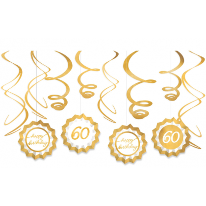 GOLDEN AGE BDAY 60TH-FS DECO KIT