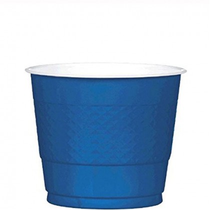 9Oz Plastic Cup - Bright Royal Blue