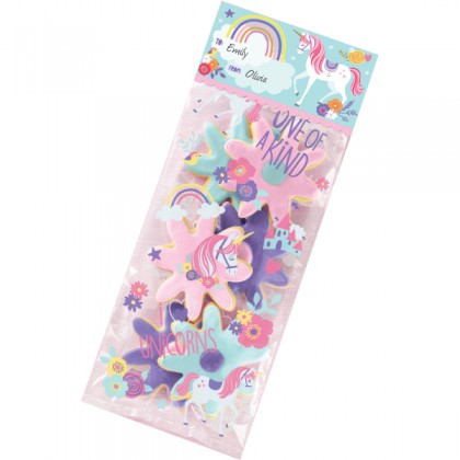 20 Party Bags Magical Unicorn Plastic