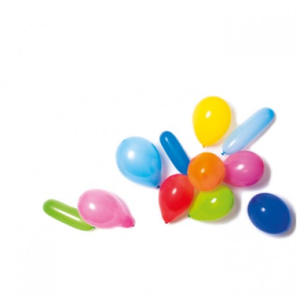 30 Latex Balloons Shapes & Colours Assorted
