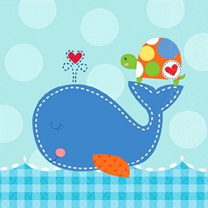 Ahoy Baby Beverage Napkin