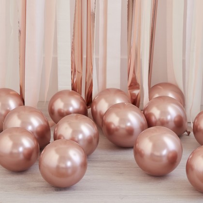 Balloon Pack - 5 inch - Rose Gold Chrome