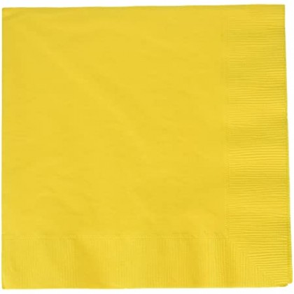 Bev Nap Light Yellow 2Ply 50ct