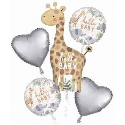P75 Soft Jungle Baby Bouquet