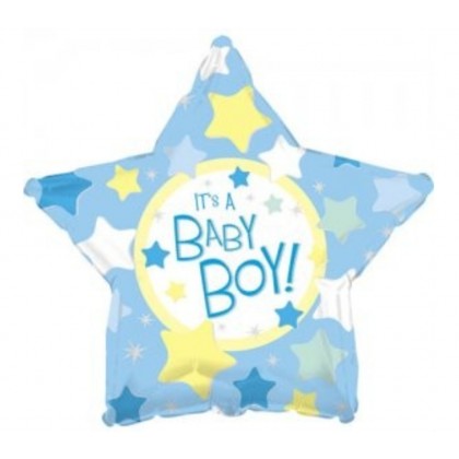 S40 18" Baby Boy Star Standard
