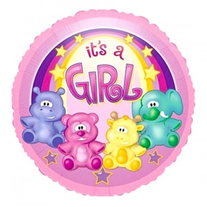 S40 18" Baby Girl Rainbow Standard