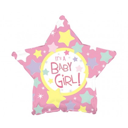 S40 18" Baby Girl Star Standard