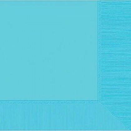 Bev Nap Caribbean Blue 2ply 50ct