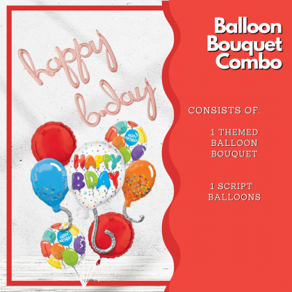 Balloon Bouquet Combo