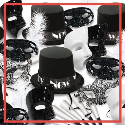 New Year Masquerade Assortment for 10