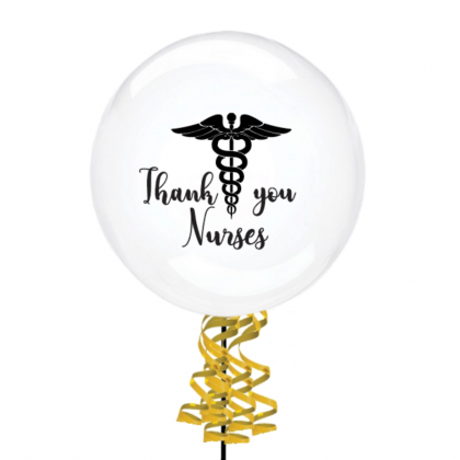 Nurses Day Die-Cut Bubble Balloon