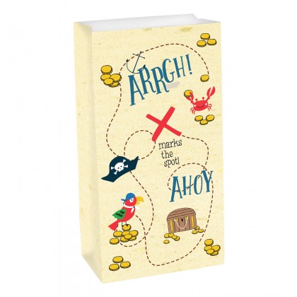 Ahoy Birthday Treat Bags - Paper