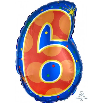 S60 21" 6 Confetti Dots Junior Shape XL®