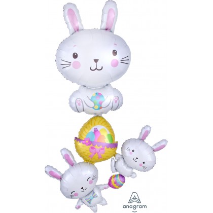 P70 61" Bunny Stacker Multi-Balloon