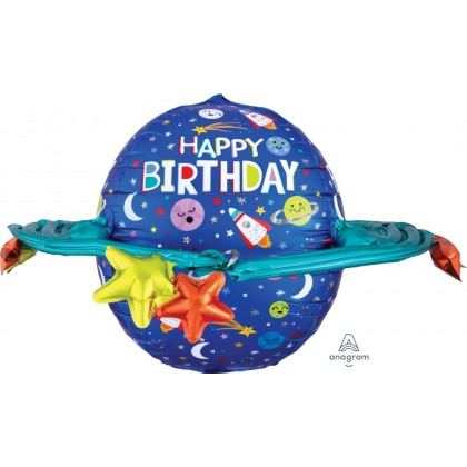 P60 29" Happy Birthday Colorful Galaxy UltraShape™