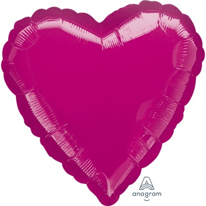 S15 17" Metallic Fuschia Standard Heart XL®