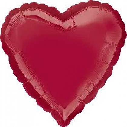 S15 17" Dark Metallic Burgundy Standard Heart HX®