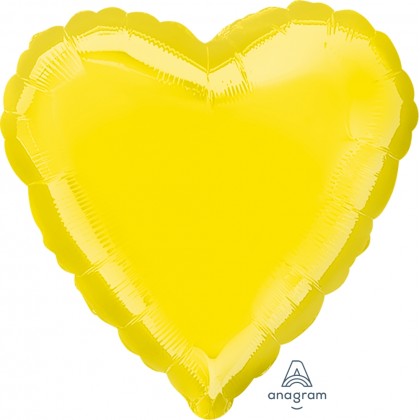 S15 17" Citrine Yellow Standard Heart XL®