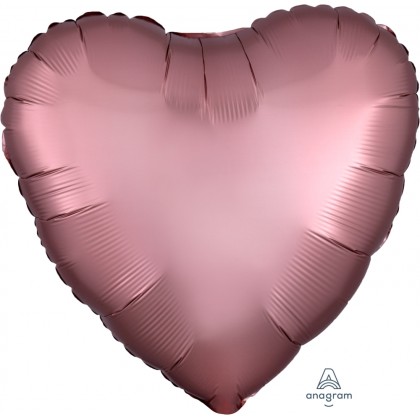 S15 17" Satin Luxe™ Rose Copper Standard Heart HX®