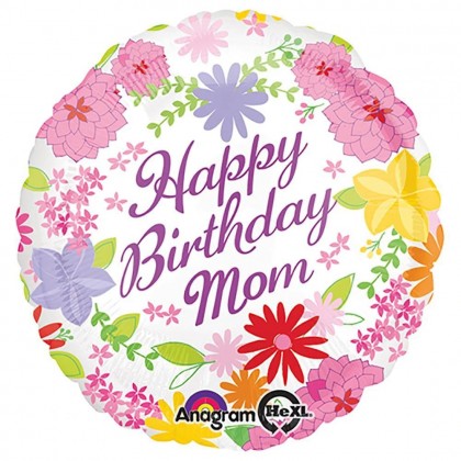 S40 18" Pastel Flower Mom Birthday Standard HX®