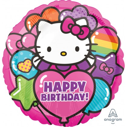 S60 17" Hello Kitty Rainbow Happy Birthday Standard HX®