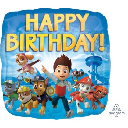S60 17" Paw Patrol™  Happy Birthday Standard HX®