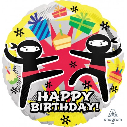 S40 18" Ninja Birthday Standard HX®