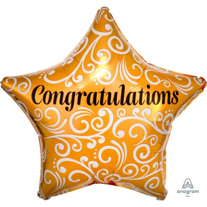 S40 19" Congratulations Sophisticated Star Standard Star XL®