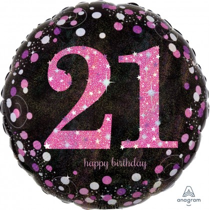 S55 17" Pink Celebration 21 Standard Holographic