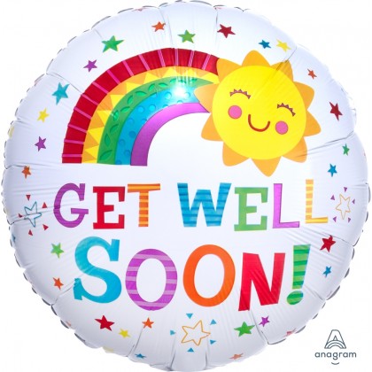 S40 17" Get Well Happy Sun Standard HX®