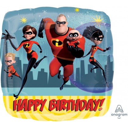 S60 17" Incredibles 2 Happy Birthday Standard HX®