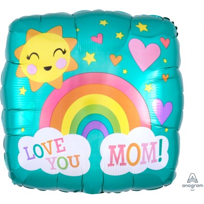 S40 17" Love You Mom Rainbow Standard HX®