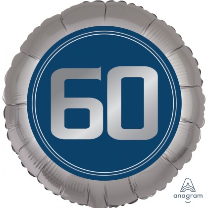 S40 18" Happy Birthday Man 60 Standard Satin™ XL®
