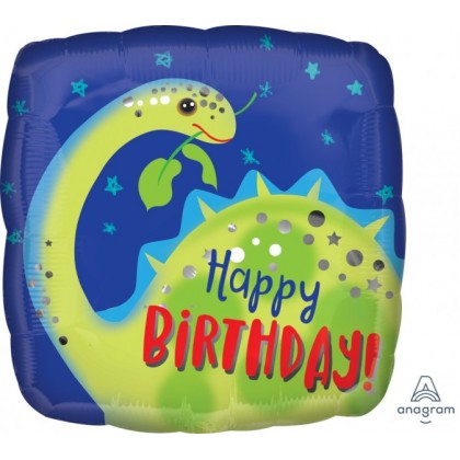 S40 18" Stegosaurus Happy Birthday