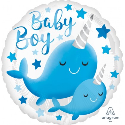 S40 17" Narwhal Baby Boy Standard HX®