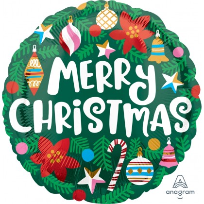 S40 17" Christmas Pine & Ornaments Standard HX®