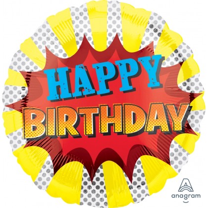 S40 17" Super Hero Birthday Standard HX®