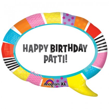 P40 28" Create Your Own Word Bubble SuperShape™ XL®