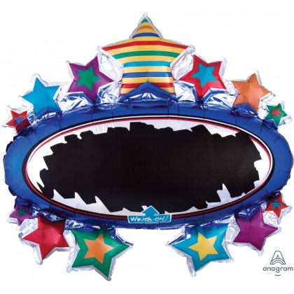 P50 31" Bright Star Black Board Marquee SuperShape XL® Write-On™ XL®