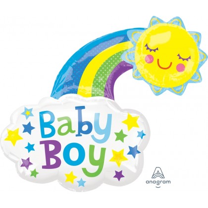 P30 30" Baby Girl Bright Happy Sun SuperShape™