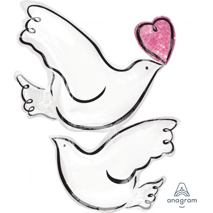 P35 32" Wedding Doves SuperShape™