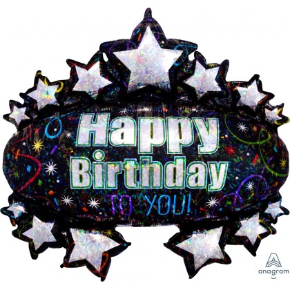P50 31" Brilliant Birthday Marquee SuperShape ™ XL®