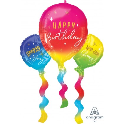P35 33" Birthday Fun Balloons SuperShape™ XL®