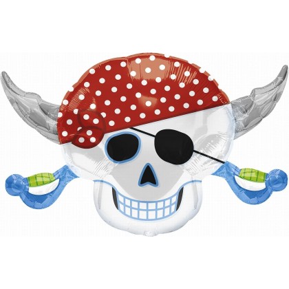 P35 28" Pirate Party Skull SuperShape™