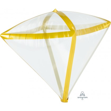 G20 15" Gold Trim Diamondz™ UltraShape® Clear Diamondz®