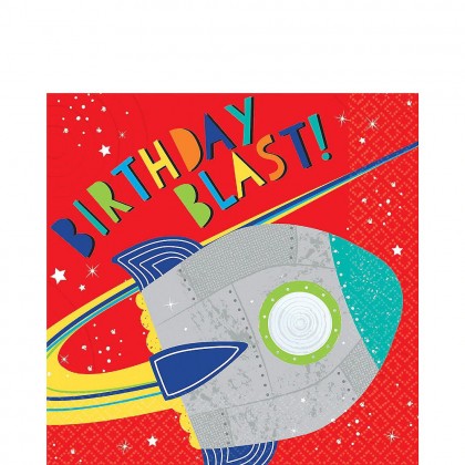 Blast Off Luncheon Napkins